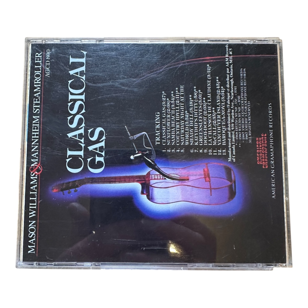 American Gramaphone Classical Gas AGCD 800 CD Album - Picture 2 of 2